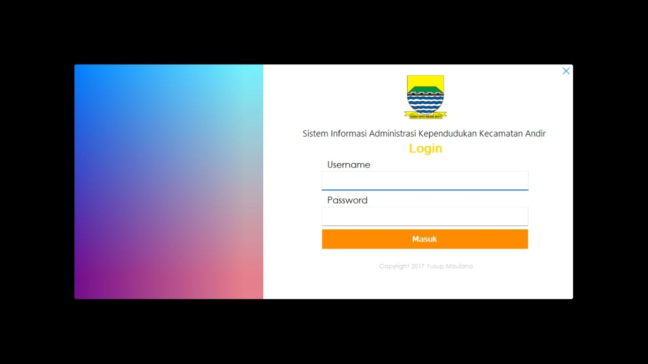 Sebuah sistem informasi administrasi kependudukan untuk              mengelola data KTP + KK berbasis dekstop